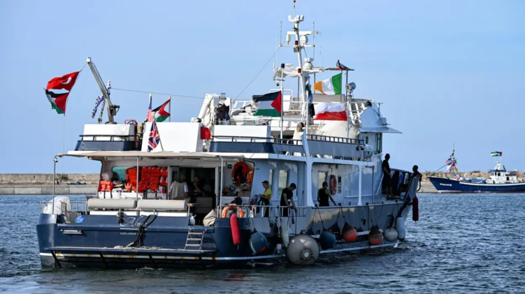 Italy deploys frigate after drone 'attack' on Gaza aid flotilla