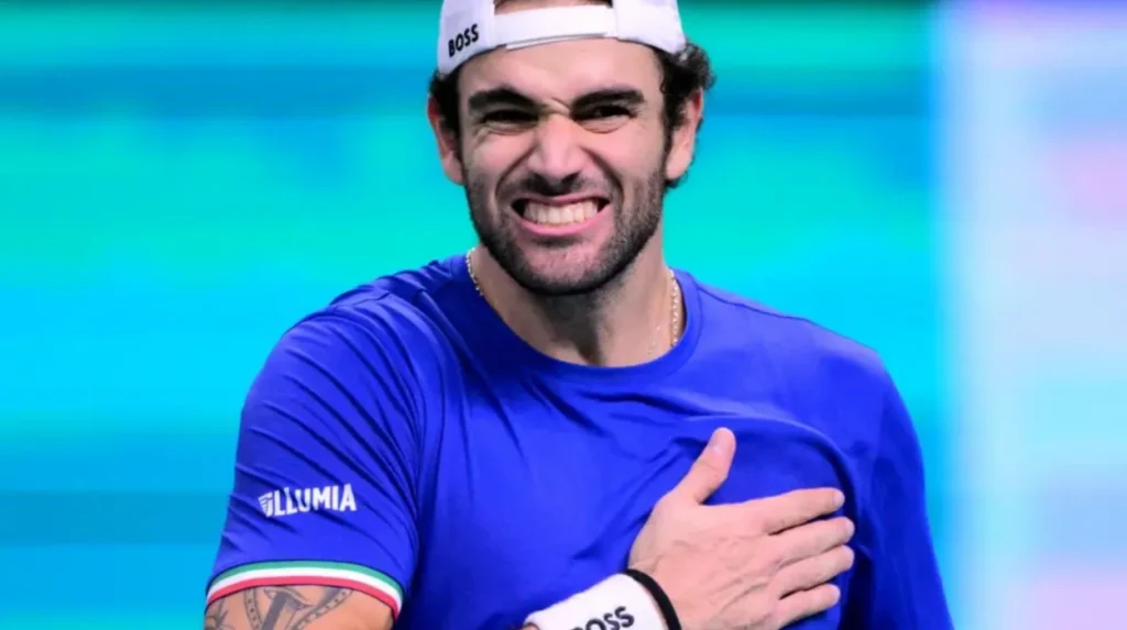 Berrettini puts Italy on brink of Davis Cup final